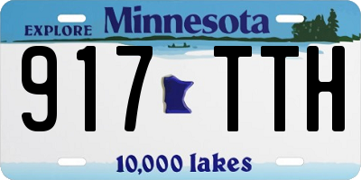 MN license plate 917TTH