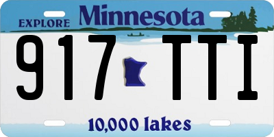 MN license plate 917TTI