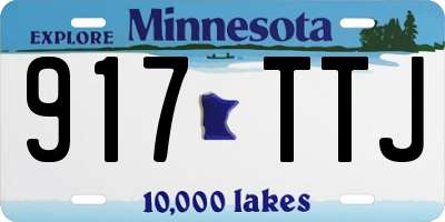 MN license plate 917TTJ