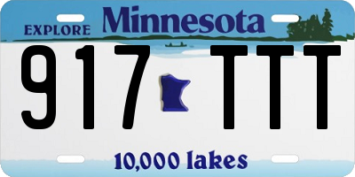 MN license plate 917TTT
