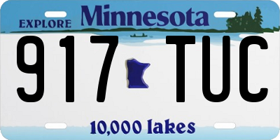 MN license plate 917TUC