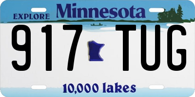 MN license plate 917TUG
