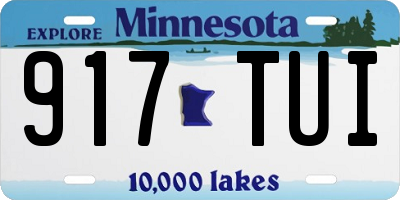MN license plate 917TUI