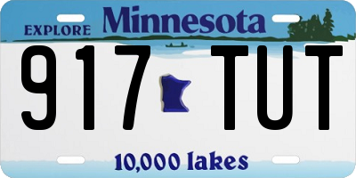 MN license plate 917TUT