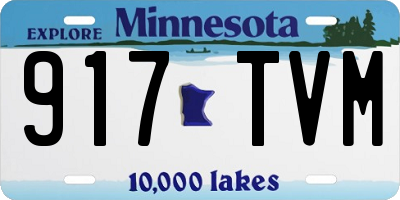 MN license plate 917TVM
