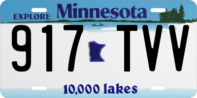 MN license plate 917TVV
