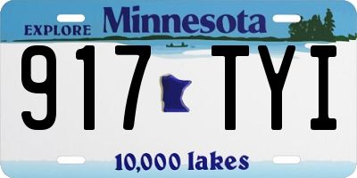 MN license plate 917TYI