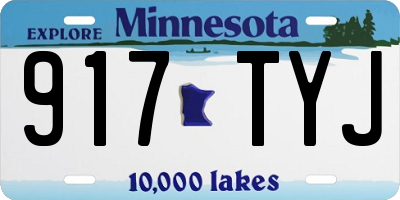 MN license plate 917TYJ