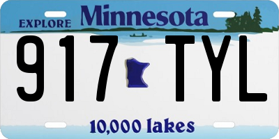 MN license plate 917TYL