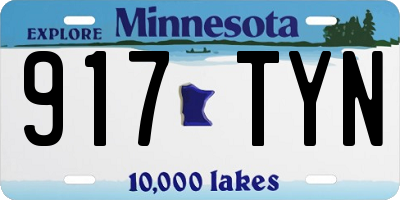 MN license plate 917TYN