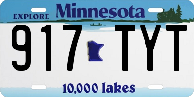 MN license plate 917TYT