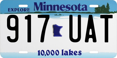 MN license plate 917UAT