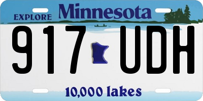 MN license plate 917UDH