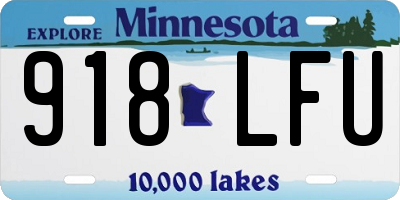 MN license plate 918LFU