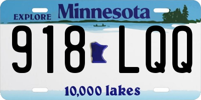 MN license plate 918LQQ