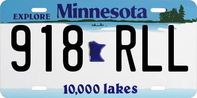 MN license plate 918RLL