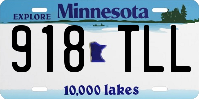 MN license plate 918TLL