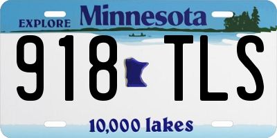 MN license plate 918TLS