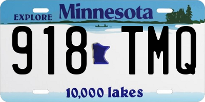 MN license plate 918TMQ