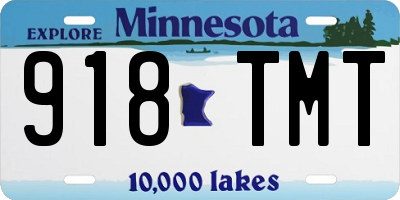 MN license plate 918TMT