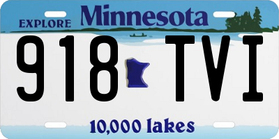 MN license plate 918TVI