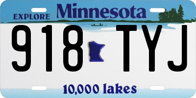 MN license plate 918TYJ