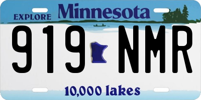 MN license plate 919NMR