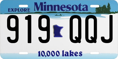 MN license plate 919QQJ