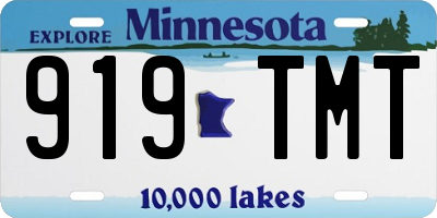 MN license plate 919TMT