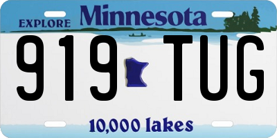 MN license plate 919TUG