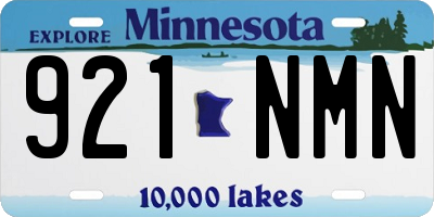 MN license plate 921NMN