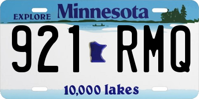 MN license plate 921RMQ