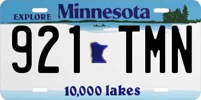 MN license plate 921TMN