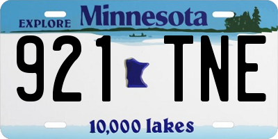 MN license plate 921TNE