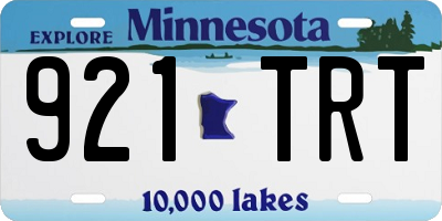 MN license plate 921TRT