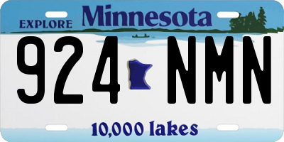 MN license plate 924NMN