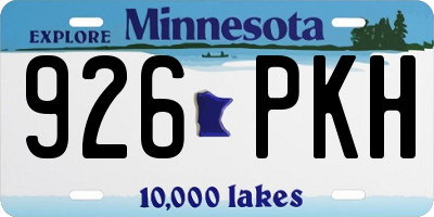 MN license plate 926PKH