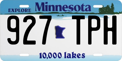 MN license plate 927TPH