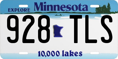 MN license plate 928TLS