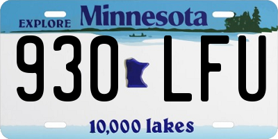 MN license plate 930LFU