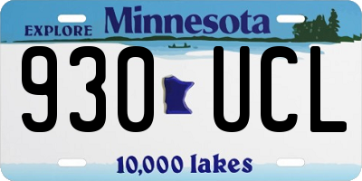 MN license plate 930UCL