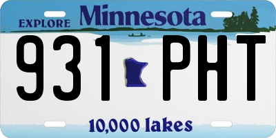 MN license plate 931PHT
