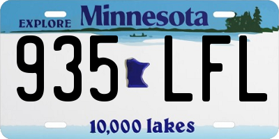 MN license plate 935LFL