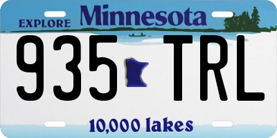 MN license plate 935TRL
