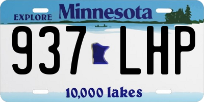 MN license plate 937LHP