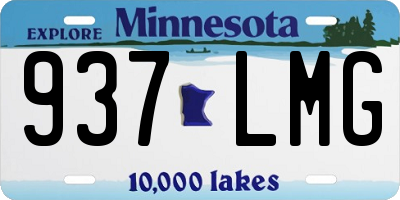 MN license plate 937LMG