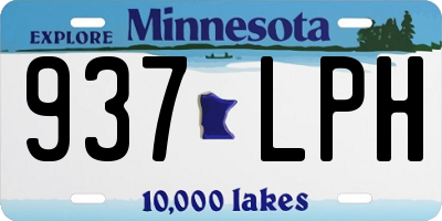 MN license plate 937LPH