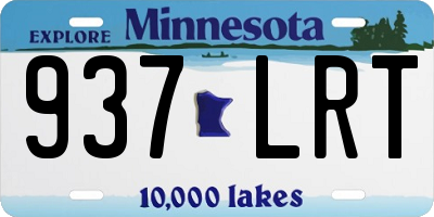 MN license plate 937LRT