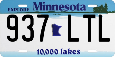 MN license plate 937LTL