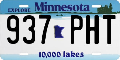 MN license plate 937PHT